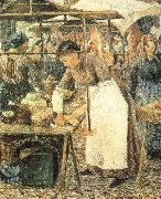 Camille Pissarro Butcher France oil painting artist